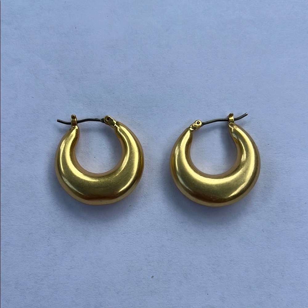 Madewell Gold Hoop Earrings